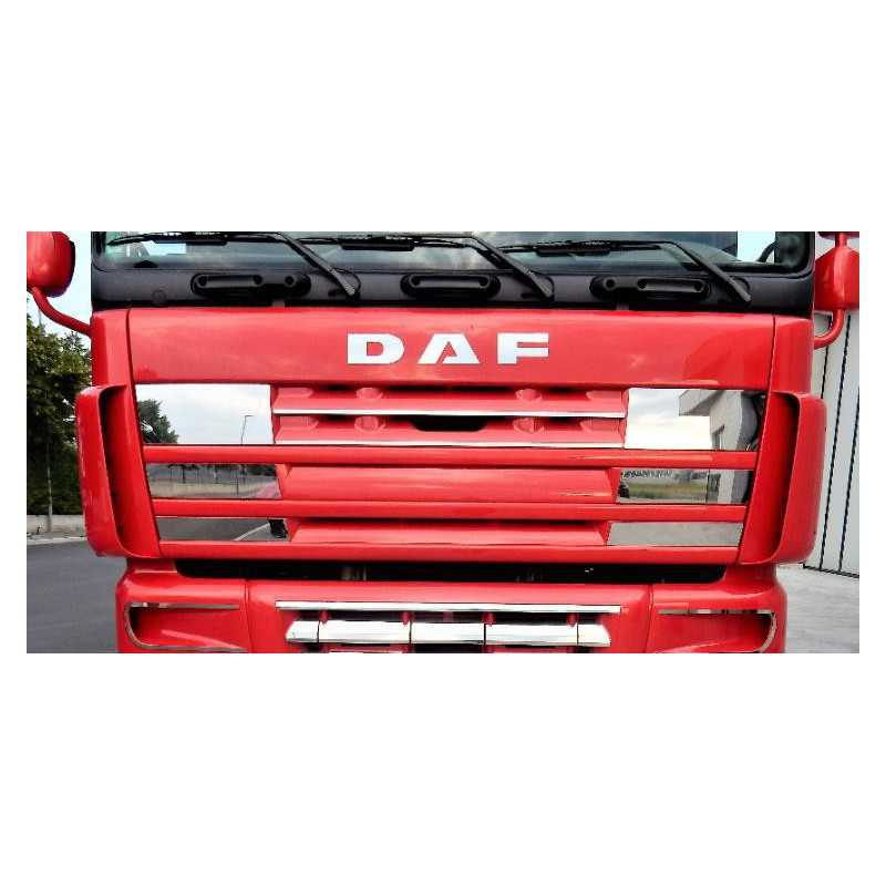 STAINLESS STEEL UPPER MASK PROFILE KIT 6 PIECES DAF XF 105