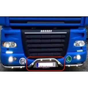 FRONT LICENSE PLATE TUBE DAF XF 105