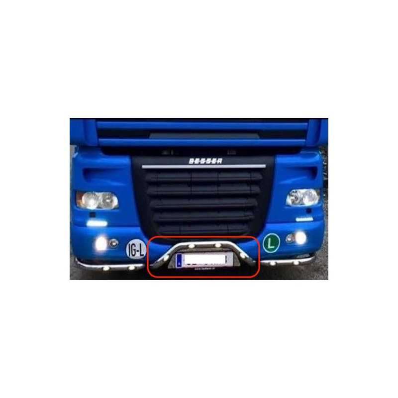 FRONT LICENSE PLATE TUBE DAF XF 105
