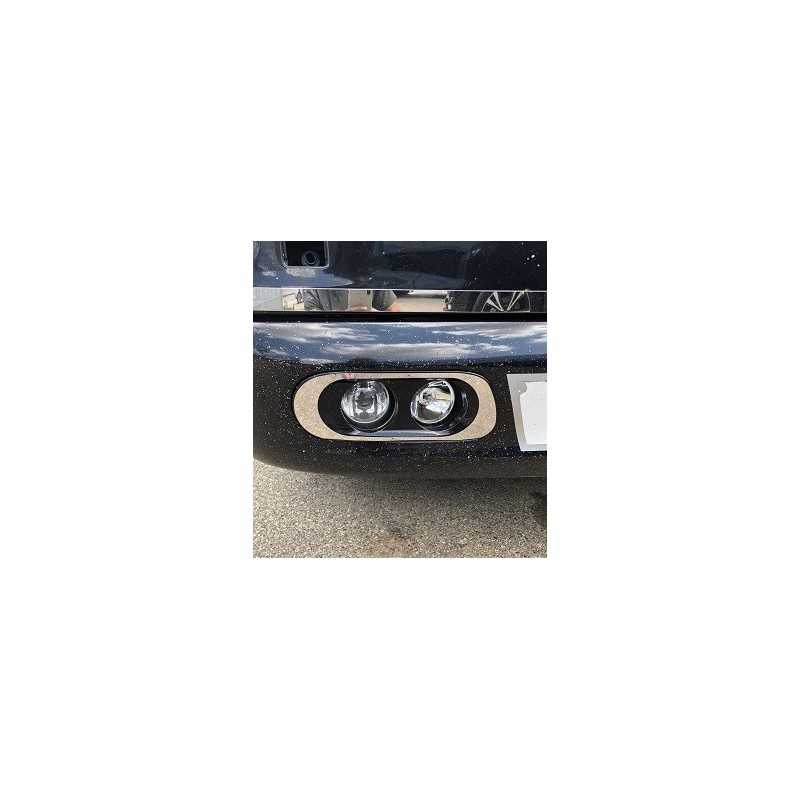 STAINLESS STEEL FRAME KIT FOR FOG LIGHTS 2 PCS DAF XF 105