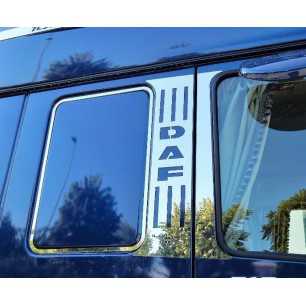6-PIECE STAINLESS STEEL DOOR + CAB SIDE COLUMN KIT DAF XF 105
