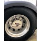 REAR STAINLESS STEEL HUB COVERS DAF XF 105