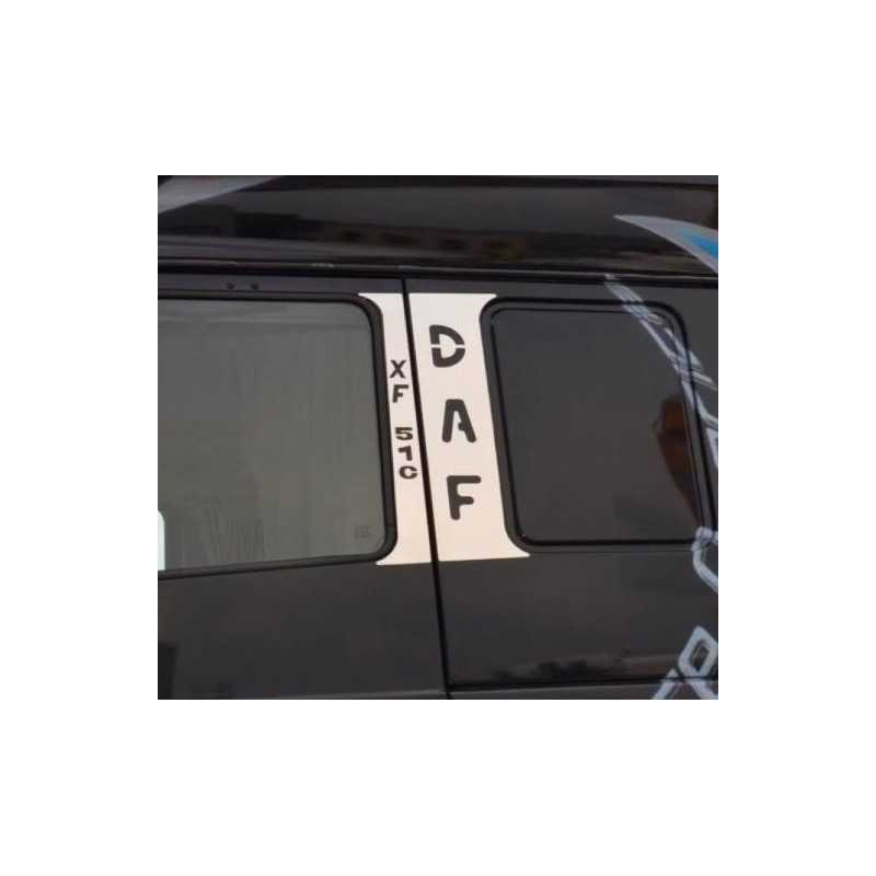 4-PIECE STAINLESS STEEL DOOR POST KIT DAF XF 106