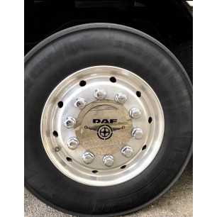 FRONT STAINLESS STEEL HUB COVERS DAF XF 106