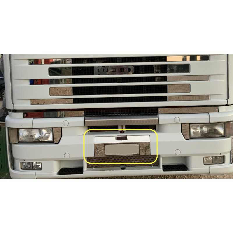 STAINLESS STEEL PLATE HOLDER IVECO EUROSTAR