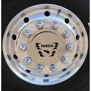 COPRI MOZZI INOX ANTERIORI IVECO EUROSTAR
