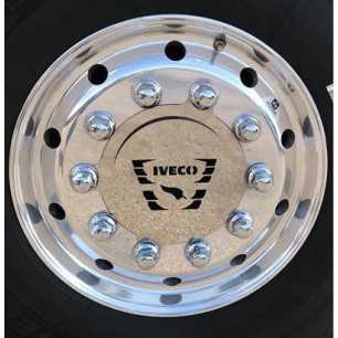 STAINLESS STEEL FRONT HUB COVERS STRALIS 480