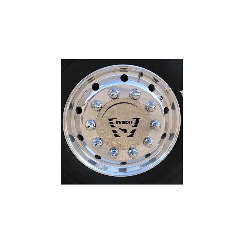STAINLESS STEEL FRONT HUB COVERS STRALIS 480