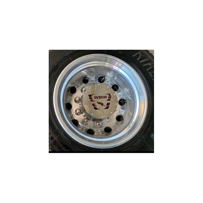 REAR STAINLESS STEEL HUB COVERS STRALIS 480