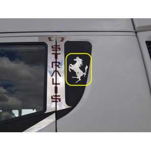 CAVALLO RAMPANTE INOX 2 PZ STRALIS CUBE