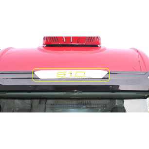 STAINLESS STEEL PLATE FOR SUN VISOR WITH INSCRIPTION 510 STRALIS HI-WAY/XP
