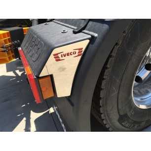 REAR FENDER PLATE KIT WITH "IVECO" STRALIS HI-WAY/XP LETTERING