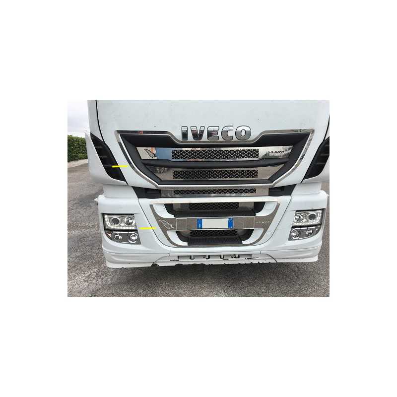 STAINLESS STEEL PLATES FOR STRALIS HI-WAY/XP EXTERNAL GRILLE