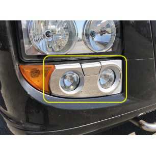 STAINLESS STEEL PLATE FOR STRALIS HI-WAY/XP FOG LIGHTS