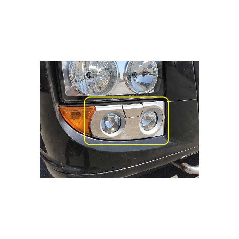 STAINLESS STEEL PLATE FOR STRALIS HI-WAY/XP FOG LIGHTS