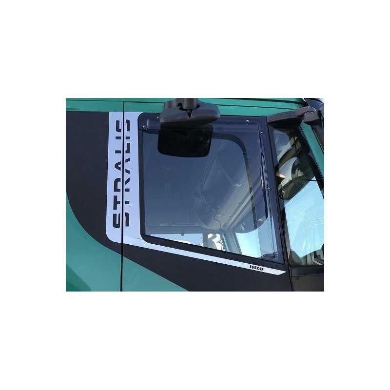 STAINLESS STEEL DOOR PLATE KIT WITH "STRALIS" LETTERING UNDER GLASS STRALIS HI-WAY/XP