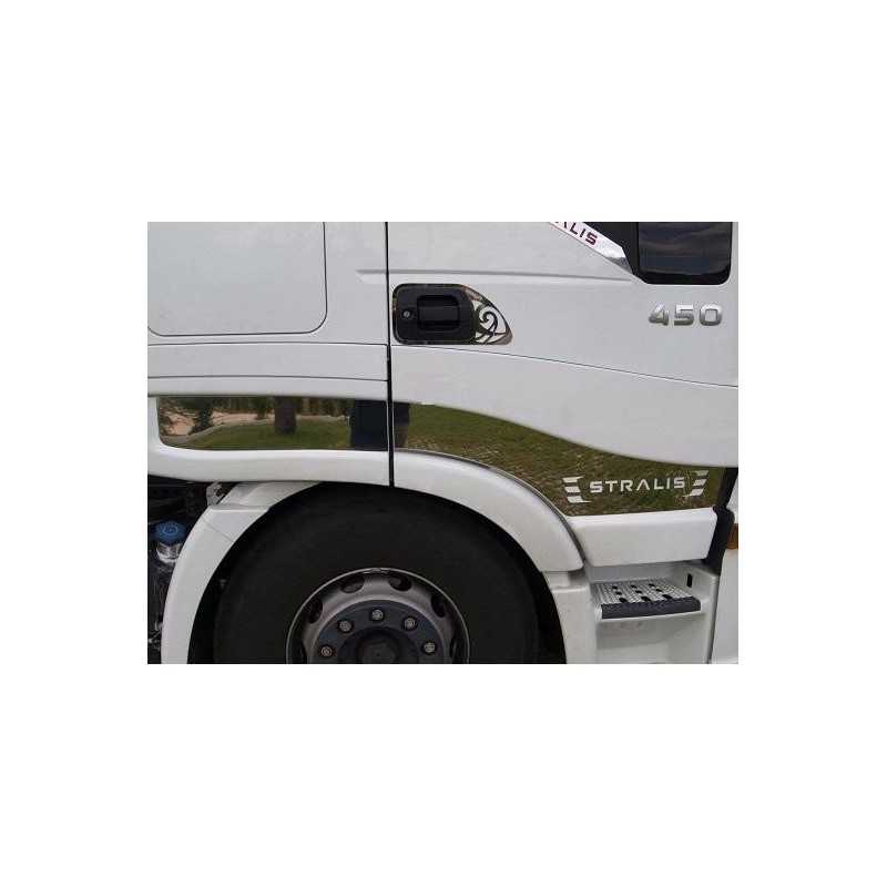 STAINLESS STEEL DOOR PLATES WITH "STRALIS" LETTERING STRALIS HI-WAY/XP