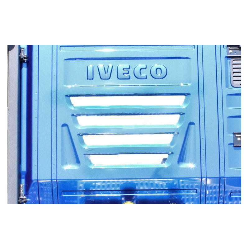 KIT PLACCHETTE INOX RETRO CABINA 4 PZ IVECO S-WAY