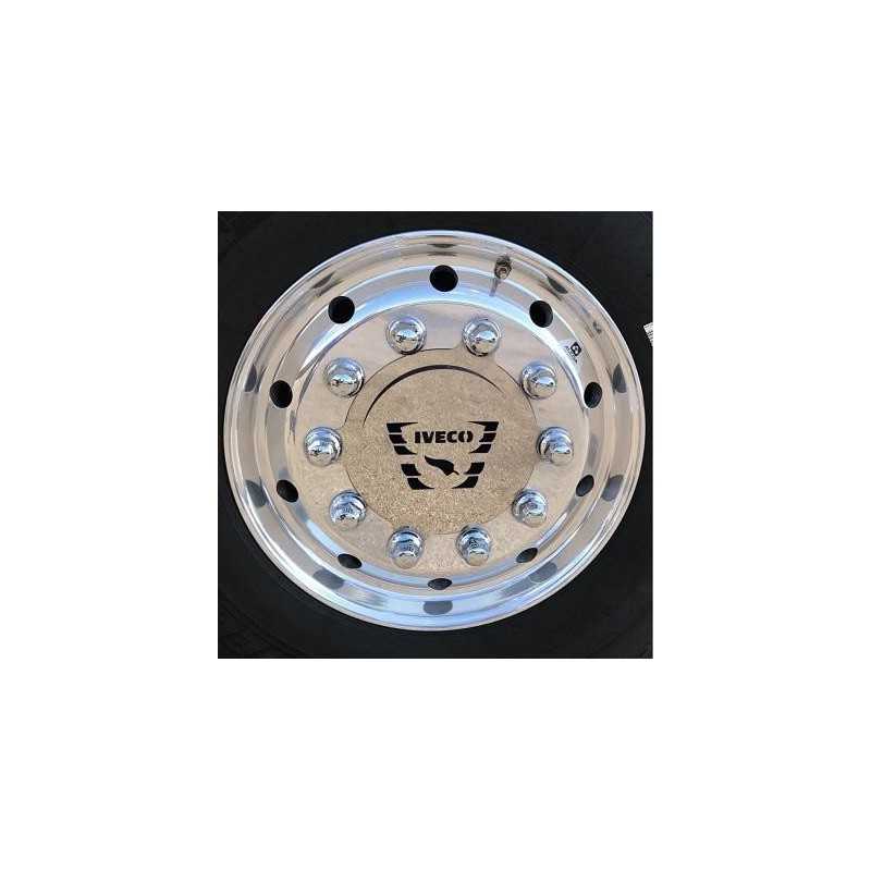 STRALIS XP FRONT STAINLESS STEEL HUB COVERS