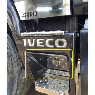 STAINLESS STEEL PLATES FOR INTERNAL FOOTRESTS IVECO TURBOSTAR