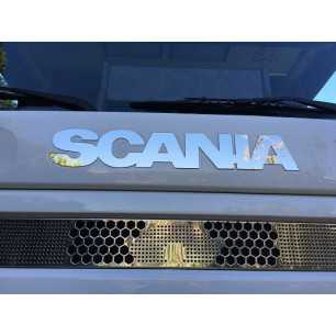 SCRITTA SCANIA INOX FRONTALE SCANIA L