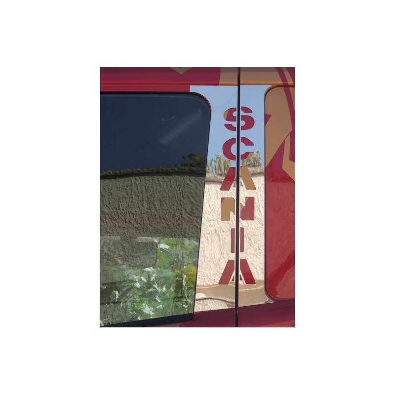 KIT PLACCHETTE INOX PORTIERA IN 4 PZ CON SCRITTA “SCANIA” SCANIA L KIT PLACCHETTE INOX PORTIERA IN 4 PZ CON SCRITTA “SCANIA” SCANIA L