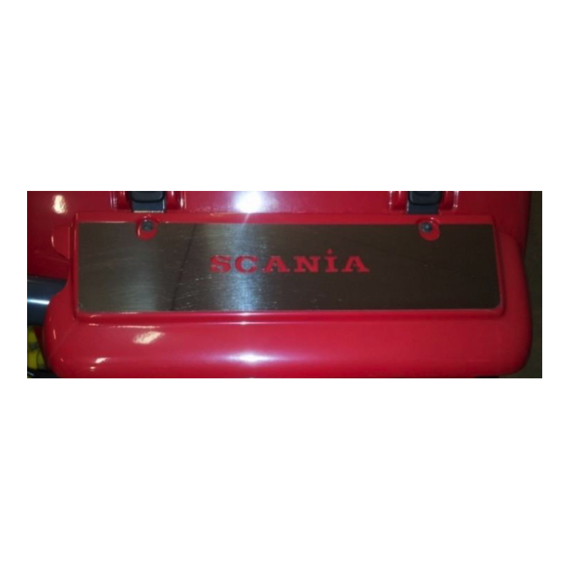 LAMIERA INOX PARAFANGHI POSTERIORE CON SCRITTA SCANIA 2 PZ SCANIA R LAMIERA INOX PARAFANGHI POSTERIORE CON SCRITTA SCANIA 2 PZ SCANIA R