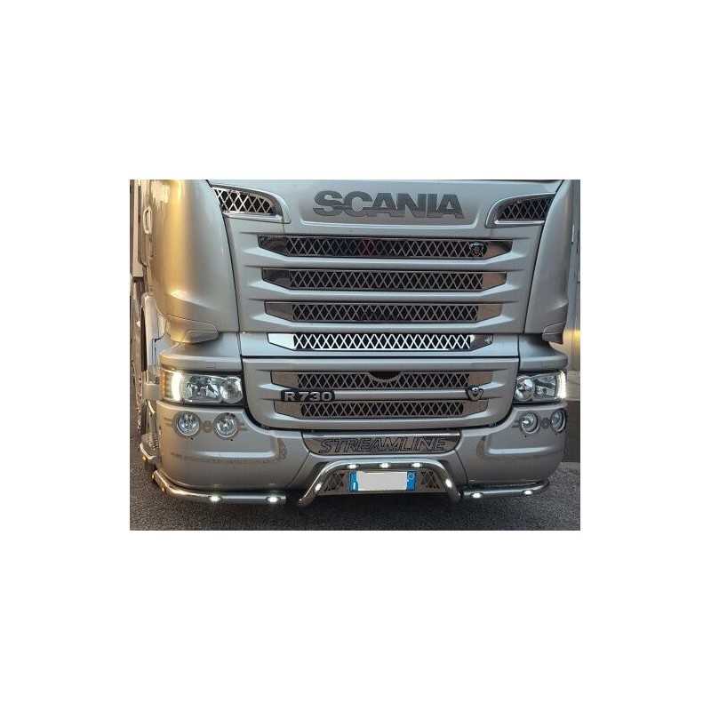 MASCHERINA INOX SOSTITUTIVA A ROMBI SCANIA NEW R