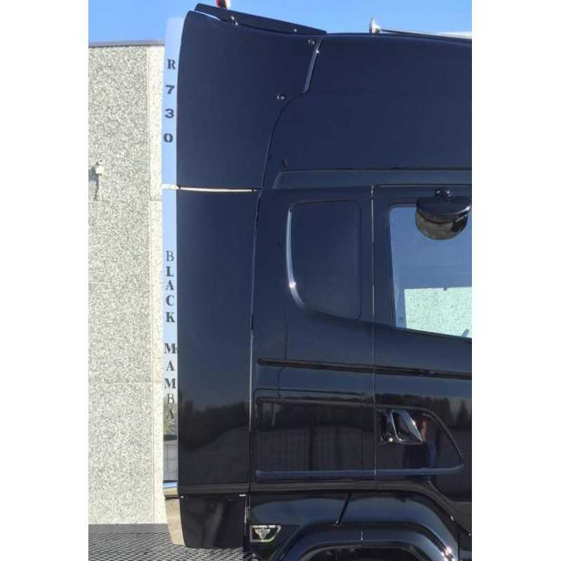 KIT PLACCHE INOX PER GOMMINO SPOILER PERSONALIZZABILI 8 PZ SCANIA STREAMLINE