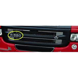 VARIE SCRITTE INOX R500-R560-R580-R620-R730 DA APPLICARE SOPRA ALL' ORIGINALE SCANIA NEW R