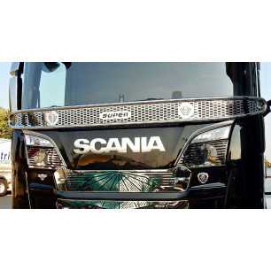 WINDSHIELD WIPER GRILLE CUSTOMIZABLE WITH LOGOS AND WRITINGS SCANIA NEW GENERATION