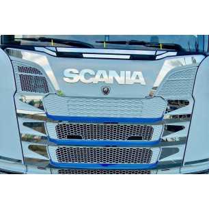 KIT PLACCHETTE INOX 3 PZ INFERIORE TERGI CRISTALLI SCANIA NEW GENERATION