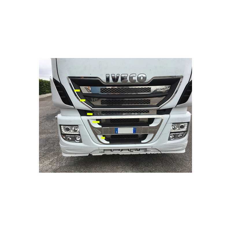 STAINLESS STEEL KIT FOR INTERNAL DIAMOND GRILLE STRALIS HI-WAY/XP