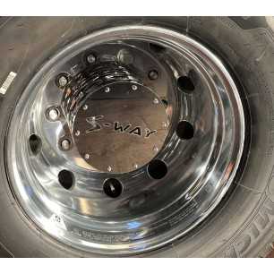 REAR STAINLESS STEEL HUB COVERS 2 PCS IVECO S-WAY