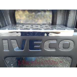 SCRITTA INOX "IVECO" PER PEDANE SALITA IVECO TURBOSTAR