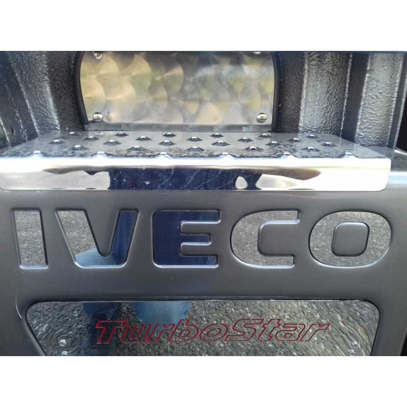 STAINLESS STEEL "IVECO" LETTERING FOR TURBOSTAR IVECO CLIMBING FOOTPEGS