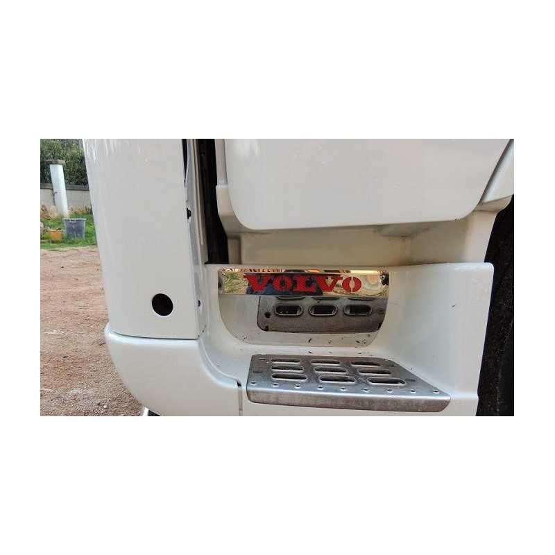 STAINLESS STEEL PLATE KIT FOR CLIMBING PLATFORMS WITH VOLVO WRITING 2 PCS VOLVO FH2 STAINLESS STEEL PLATE KIT FOR CLIMBING PLATFORMS WITH VOLVO WRITING 2 PCS VOLVO FH2