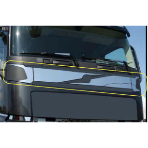STAINLESS STEEL PLATE KIT FOR VOLVO FH4 MASK TOP