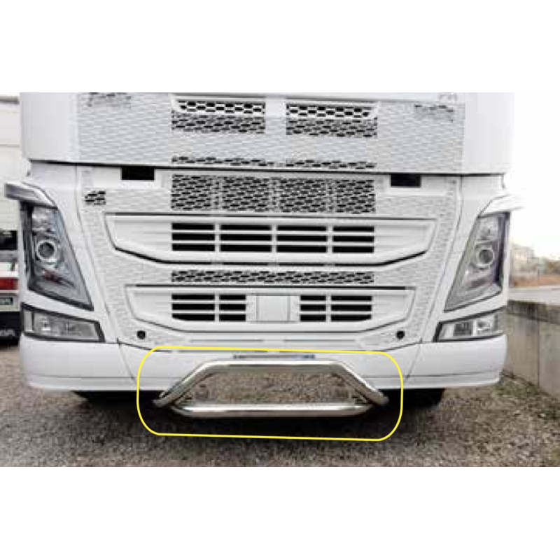 DOUBLE LICENSE PLATE TUBE VOLVO FH4
