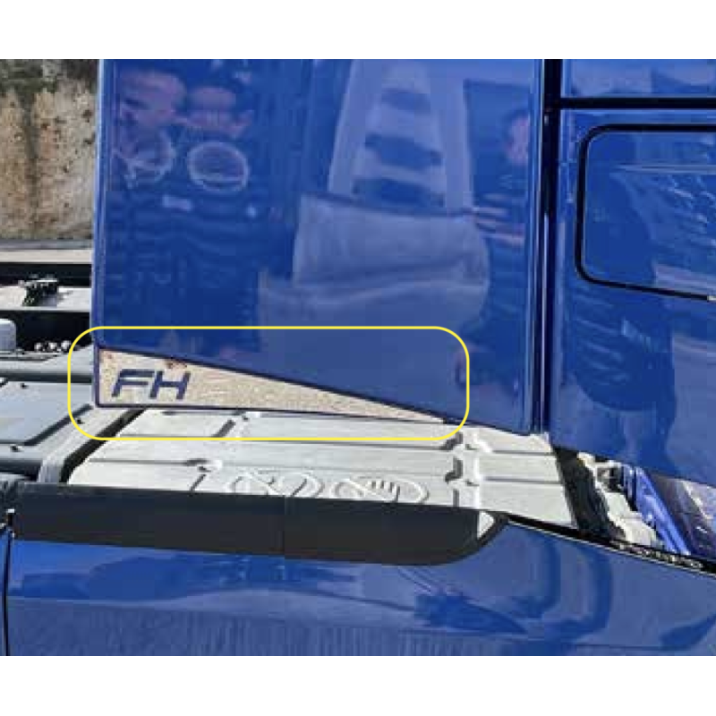 STAINLESS STEEL PLATE KIT UNDER DEFLECTORS VOLVO FH4