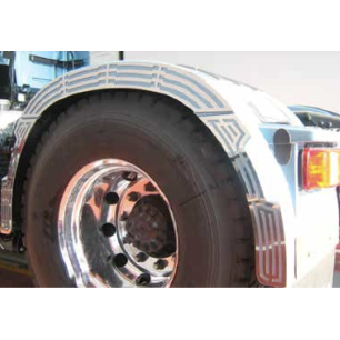 STAINLESS STEEL PLATE KIT FOR REAR FENDERS VOLVO FH4