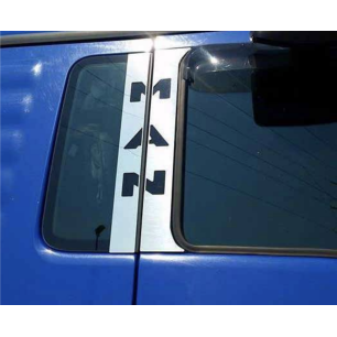 STAINLESS STEEL DOOR PLATE KIT IN 4 PCS WITH "MAN" LETTERING MAN TGX E6