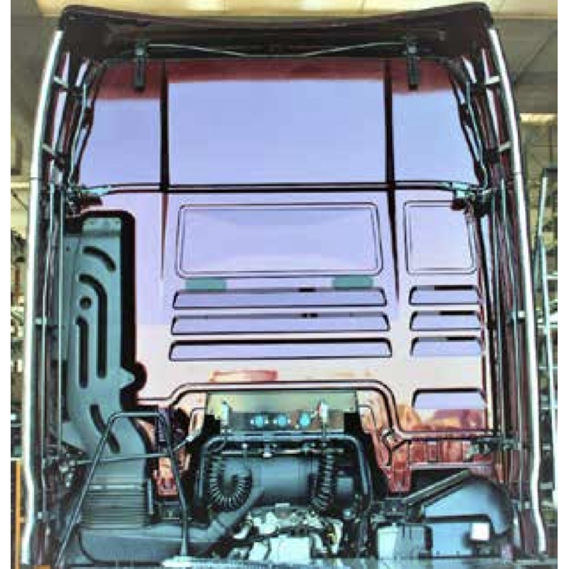 KIT TUBI INOX RETRO SPOILER LATERALI MAN TGX E6 KIT TUBI INOX RETRO SPOILER LATERALI MAN TGX E6