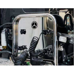 PORTA CAVI POSTERIORE INOX MERCEDES MP4