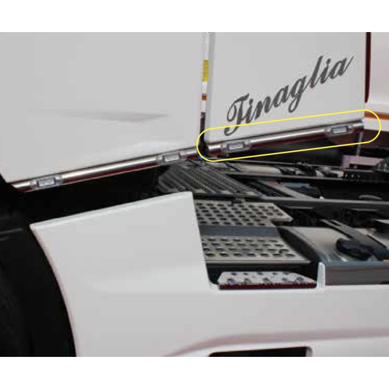 KIT OF TUBES UNDER SPOILER 2 PCS RENAULT T