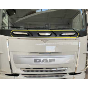 STAINLESS STEEL PLATES FOR DAF XF 106 MASK HANDLES