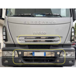 STAINLESS STEEL GRILLES KIT AND EUROCARGO LICENSE PLATE HOLDER 8 PCS