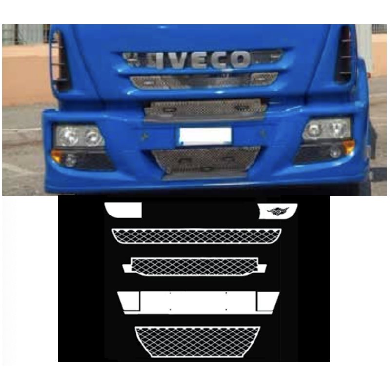 EUROCARGO STAINLESS STEEL MASK KIT