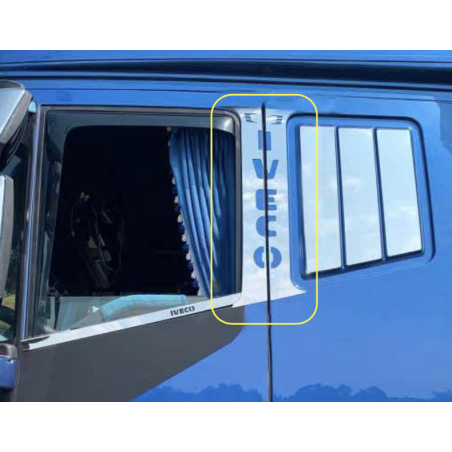 KIT PIANTONI PORTA INOX IN 4 PEZZI EUROCARGO