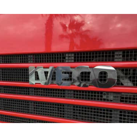 SCRITTA INOX “IVECO“ PER MASCHERINA IVECO EUROSTAR